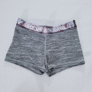 Women's AEO Heather Gray Briefs Shorts